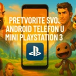 Pretvorite svoj Android telefon u mini PlayStation 3 odmah! Android telefon koji emulira PS3 igre sa futurističkim gejming prikazom
