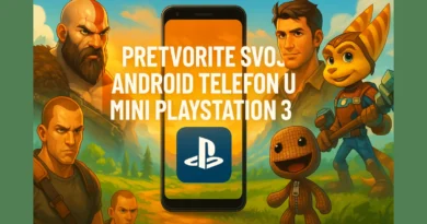 Pretvorite svoj Android telefon u mini PlayStation 3 odmah! Android telefon koji emulira PS3 igre sa futurističkim gejming prikazom