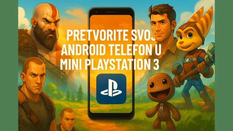 Android telefon koji emulira PS3 igre sa futurističkim gejming prikazom