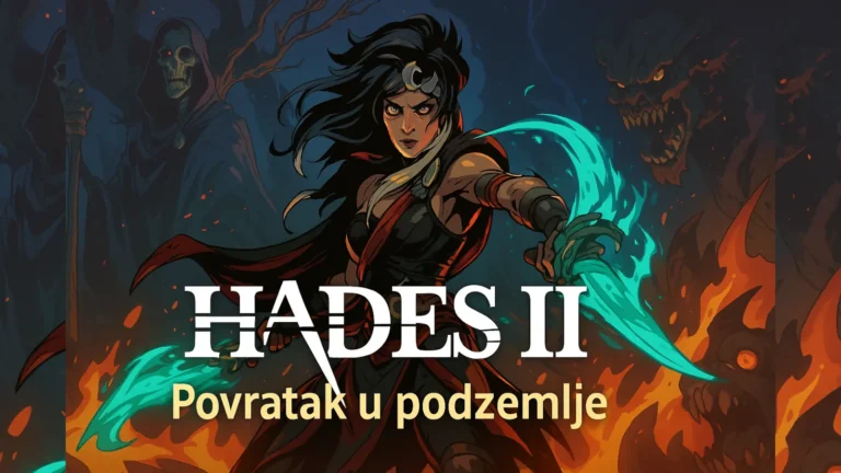 Promo ilustracija za recenziju igre Hades II – Povratak u podzemlje