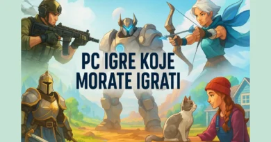 Ilustracija PC igara koje morate igrati u 2025. godini – akcija, MMO, simulacije i više