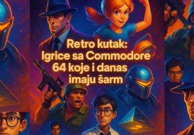 Retro kutak: Igrice sa Commodore 64 koje i danas imaju šarm Retro likovi iz C64 igara kao što su Impossible Mission, Turrican i Commando sa natpisom "Retro kutak: Igrice sa Commodore 64 koje i danas imaju šarm